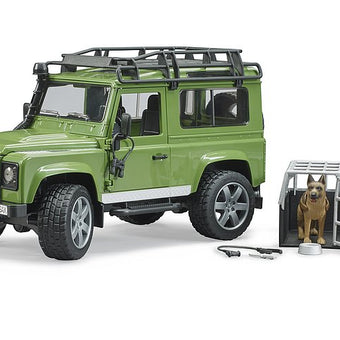 Bruder Masina Land Rover Defender cu padurar, Bruder 02587