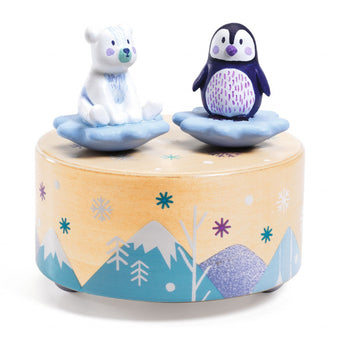Cutie Muzicala Magnetica Djeco, Dansul Pinguinului Cu Ursuletul