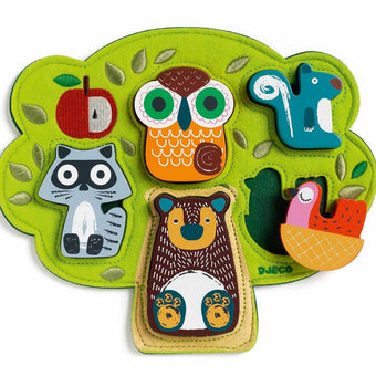 Puzzle Djeco cu animale Oski - copilaresti.ro