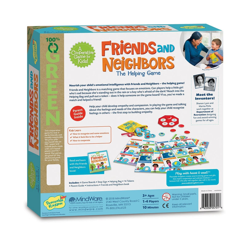 Friends and neighbors – Prieteni și vecini, joc cu emoții - Peaceable Kingdom