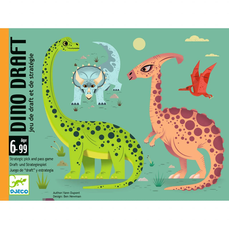 Joc de strategie DINO Draft Djeco - joc cu dinozauri