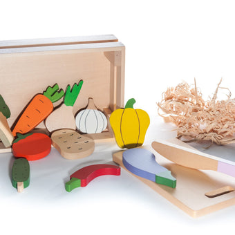 Ladita Cu Legume, Jucarie Handmade Marc Toys