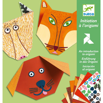 Origami animale Djeco - o introducere in origami pentru copii - nivel incepator