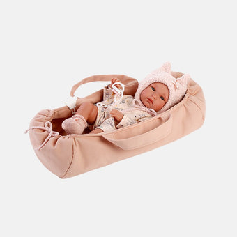 Papusa Llorens, Bimba, papusa cu cosulet, papusa vinil 35 cm - papusi deosebite bebelus realist