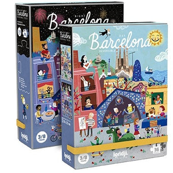 Puzzle Reversibil Londji, Zi Si Noapte In Barcelona