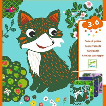 Set Creativ De Razuit Djeco, Animale Prietenoase