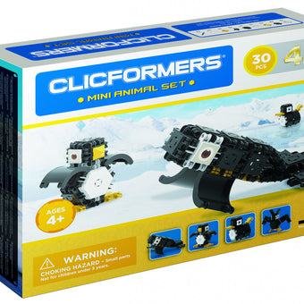 Set De Construit Clicformers- Mini Animal Set 30 Piese