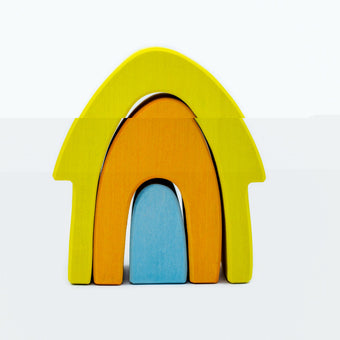 Set Handmade Marc Toys, Casuta Din Povesti Galben