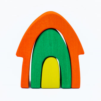 Set Handmade Marc Toys, Casuta Din Povesti Portocaliu