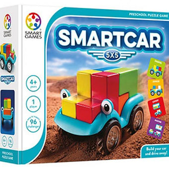 Joc SMART CAR 5x5 - jocuri Smart Games 4 ani + Joc Masina Inteligenta