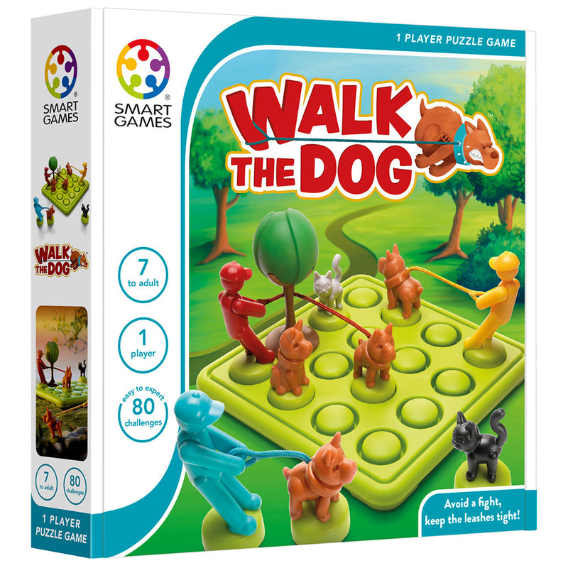 Joc Walk the dog - Smart games - Plimba cainele - jocuri de logica copii - jocuri Smart Games