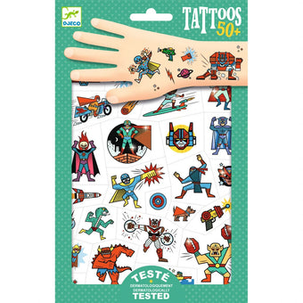 Tatuaje Djeco Supereroi - tatuaje temporare copii