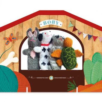 Teatru Cu Papusi Tricotate Animale, Londji