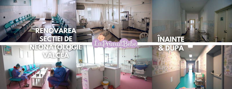 Părinții comunității online LaPrimulBebe au renovat integral secția de Neonatologie a Spitalului Județean Râmnicu Vâlcea în doar 5 luni
