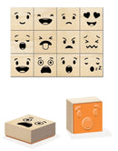 Stampile mari de lemn Emotii - Crea Lign' - stampile copii