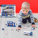 STARLUX City - Set masini de interventie - Politie - set masinute die cast - set de joaca politie