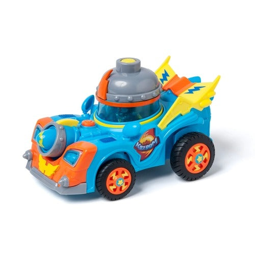 SUPERTHINGS, set de joaca figurine, Vehicul Kazoom Racer Superzings