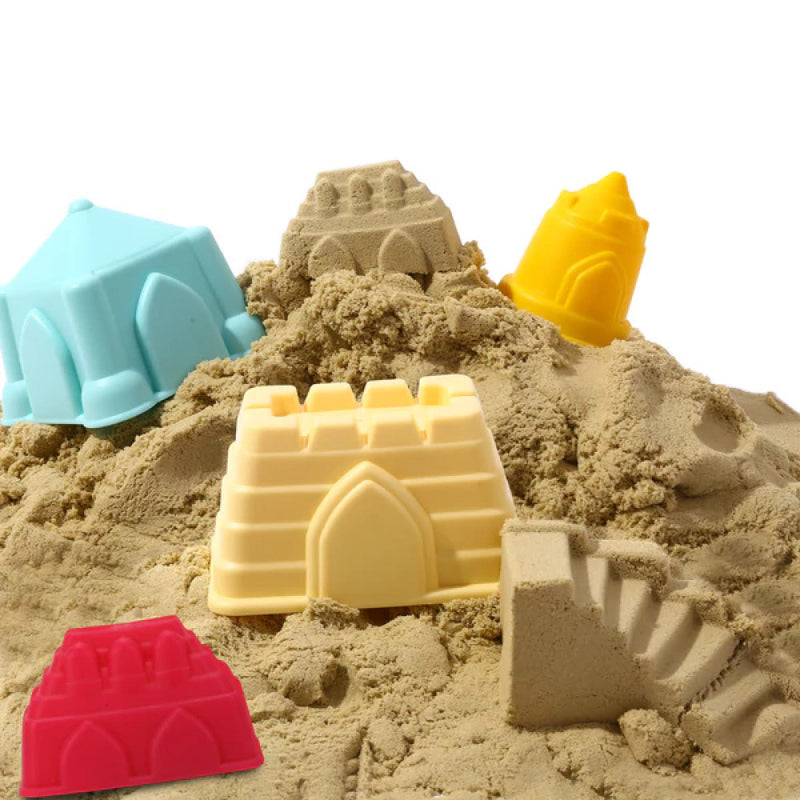 Set de joaca in nisip - forme de nisip - Caldiri si constructii Tooky Toy