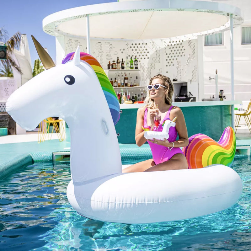 Colac unicorn ride on - colac copii 150 cm pentru psicina Swim Essentials