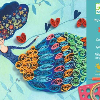 Atelier Quilling Djeco, Fete Elegante