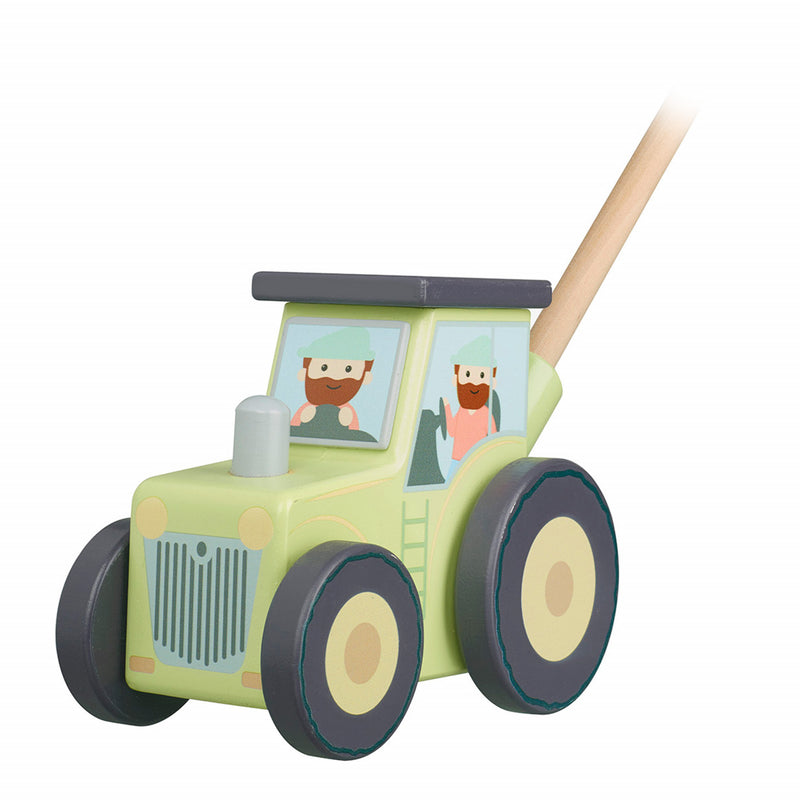 Jucarie De Impins Tractor, Orange Tree Toys