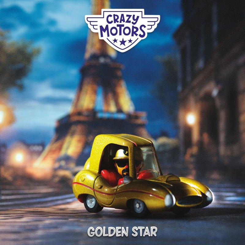 Masina Golden Star, Colectia Crazy Motors, Djeco
