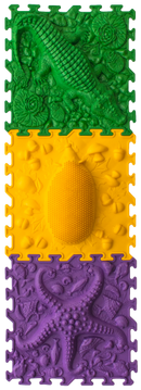 Covoras ortopedic copii - Set 3 animale - Ortonature - covor pentru preventia piciorului plat