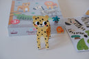 Set de creatie copii - metoda impaturire acordeon - Animale din savana Crea Lign'