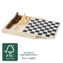 Jocuri de calatorie - joc Sah copii - set sah lemn Small Foot