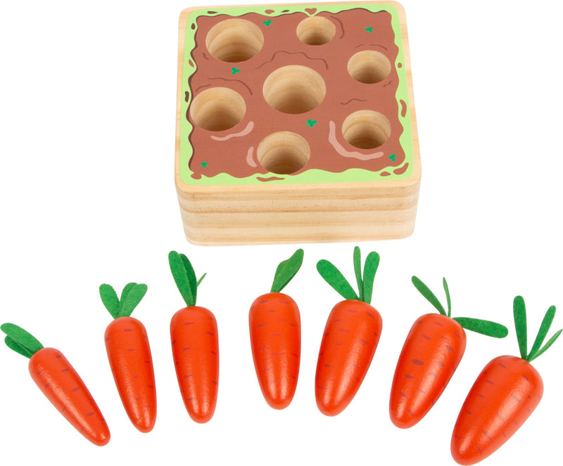 Joc invata marimile - Potriveste morcovii - joc Montessori