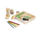 Set stampile lemn Safari Melissa and Doug - copilaresti.ro