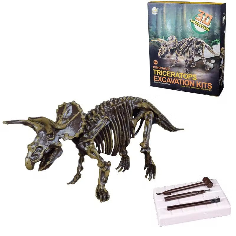 Kit excavare dinozauri - Sapa si descopera un Triceratops