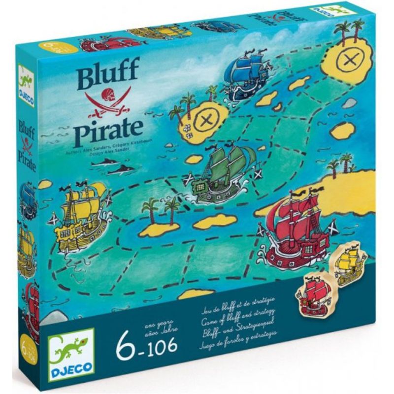 Joc de strategie Djeco, Bluff pirat - jocuri Djeco