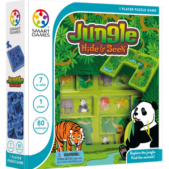 Joc JUNGLE - HIDE & SEEK - De-a v-ati ascunsea in jungla - Smart games - jocuri de logica copii