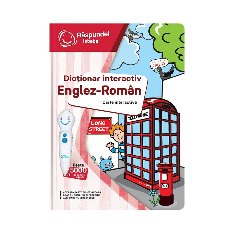 Carte interactiva RASPUNDEL ISTETEL - Dictionar Englez-Roman