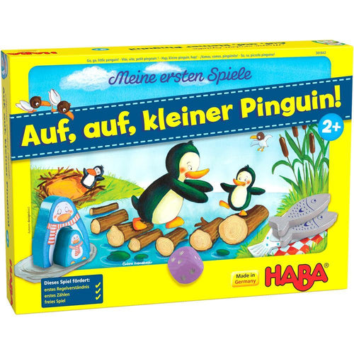 Primul meu joc Haba Micul pinguin - joc copii 2 ani +- Joc Cursa Pinguinilor