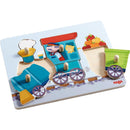 Puzzle cu buton Tren - copilaresti.ro