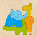 Puzzle lemn Animale de la Zoo - copilaresti.ro