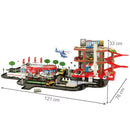 Super Garaj masinute Total set de joaca parcare masinute si service auto de jucarie STARLUX