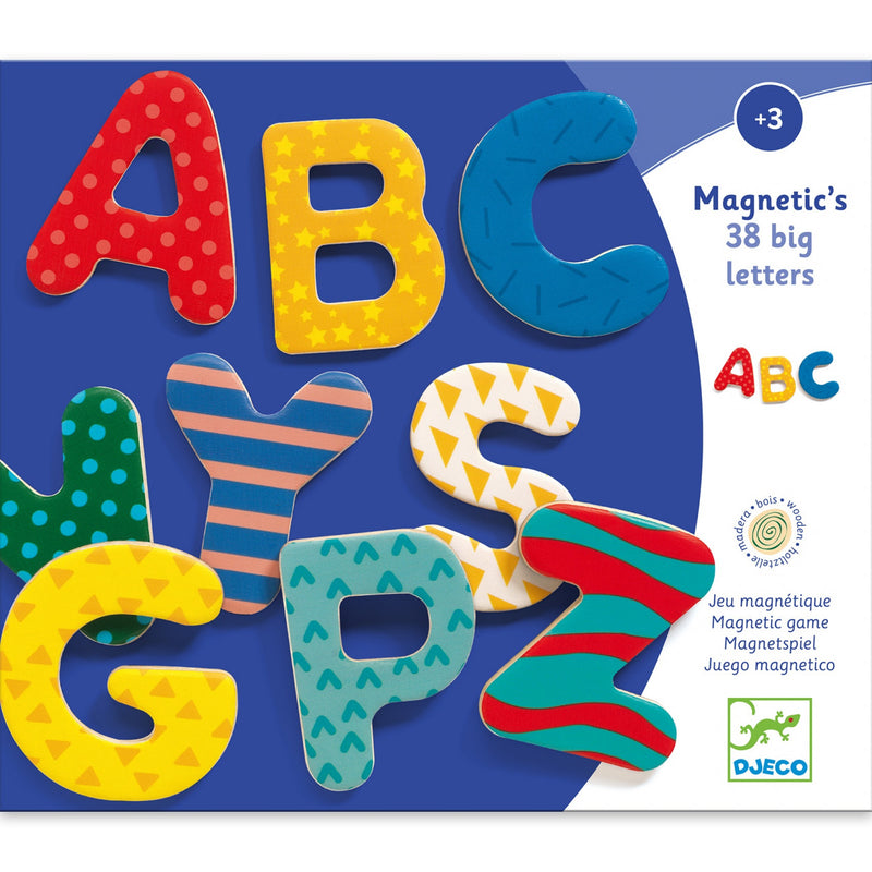 38 Litere Magnetice Colorate Pentru Copii