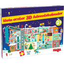 Calendar advent jucarii lemn HABA 2 ani + Calendar advent 3D copii - Calendar cu 24 de jucarii