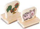 Primele mele stampile Animale de la ferma Melissa and Doug - copilaresti.ro