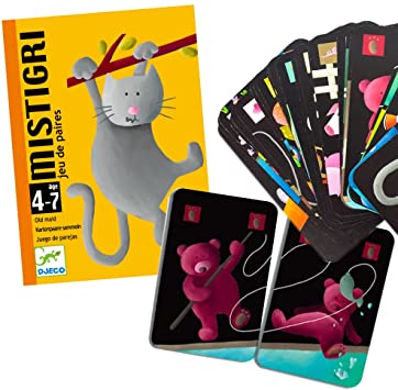 Joc de carti Djeco Mistigri - joc de perechi - joc copii 4-7 ani