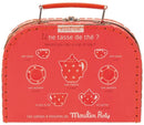 Set joaca valiza cu set de ceai ceramica Moulin Roty