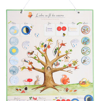 Calendar magentic copii Moulin Roty