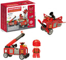 Set magnetic de construit- Magformers Set Pompieri - Amazing rescue set