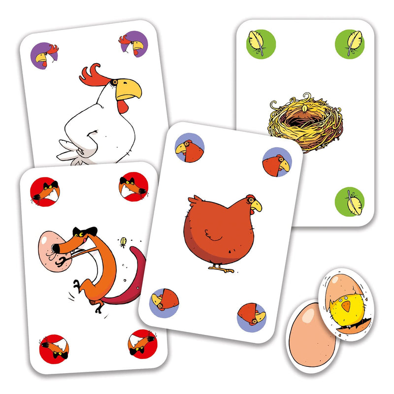 Joc de carti Djeco Piou Piou - joc de strategie copii 5-9 ani