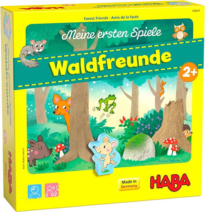 Primul meu joc Haba 2 ani - Prietenii din padure - Forrest Friends - Waldfreunde- joc de memorie copii