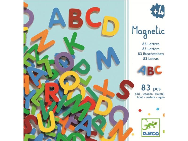 83 Litere magnetice pentru copii- Djeco