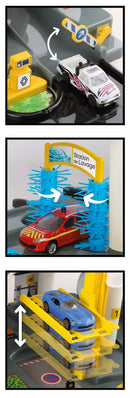 Garaj masinute GRAND RENAULT 4 etaje set de joaca parcare masinute si service auto de jucarie STARLUX